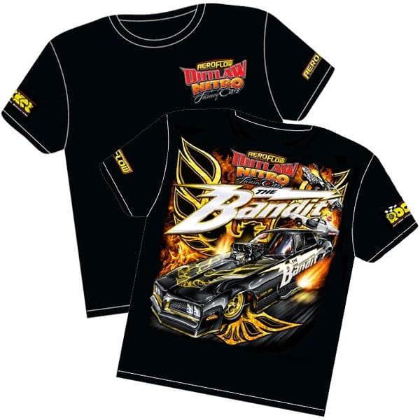Aeroflow Performance Youth Small The Bandit' Pontiac Trans-Am Outlaw Nitro Funny Car T-Shirt RTBAN-YS Autofit