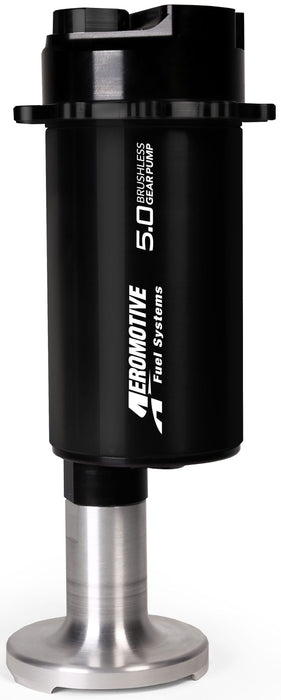 AEROMOTIVE -10ORB Outlet Suit 10" Deep Fuel Cell Brushless Drop-In In-Tank Gearpump - 5.0 GPM (19 LPM) ARO18026 Autofit