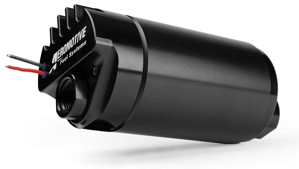 AEROMOTIVE -12 Inlet, -10 Outlet, Suit Carb & EFI Applications Eliminator Brushless Fuel Pump - Round Body ARO11180 Autofit