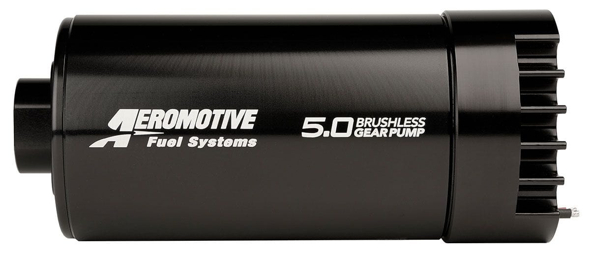 AEROMOTIVE -12 Inlet, -10 Outlet, Suit Carb & EFI Applications Pro Series 5.0 Brushless Fuel Pump - Round Body ARO11182 Autofit