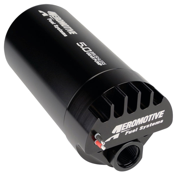 AEROMOTIVE -12 Inlet, -10 Outlet, Suit Carb & EFI Applications Pro Series 5.0 Brushless Fuel Pump - Round Body ARO11182 Autofit
