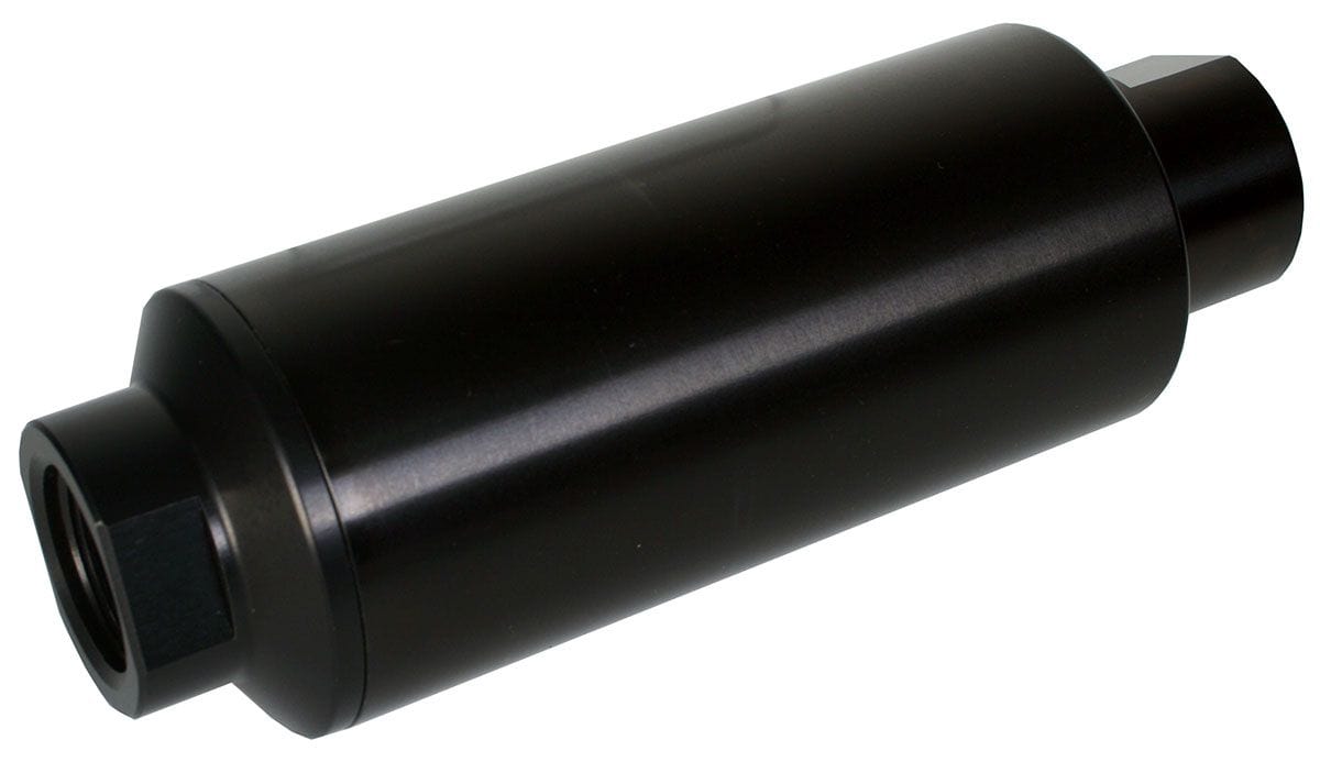 AEROMOTIVE -12 Ports. Polished Finish Pro Series 100 Micron High-Flow Fuel Filter ARO12302 Autofit