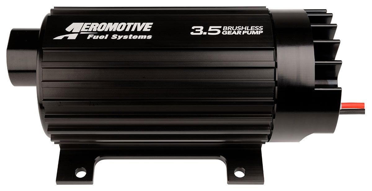 AEROMOTIVE -12ORB Inlet/-10ORB Outlet With Variable Speed Controller Brushless In-Line Spur Gear - 3.5 GPM (13 LPM) - Signature Body ARO11195 Autofit