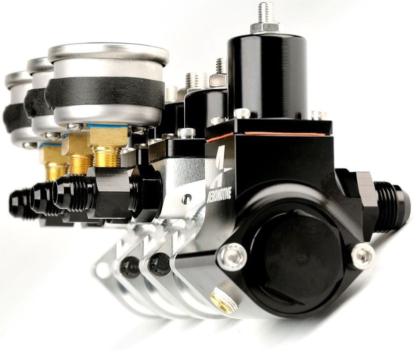 AEROMOTIVE 5-12 PSI. ORB-10 Inlet Ports, ORB-6 Outlet Ports Stackable Fuel Pressure Regulator ARO13217 Autofit