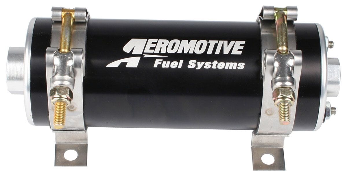 AEROMOTIVE -8 Inlet, -6 Outlet. Suit Carb and EFI Applications Tsunami Electric Fuel Pump - Black ARO11103 Autofit