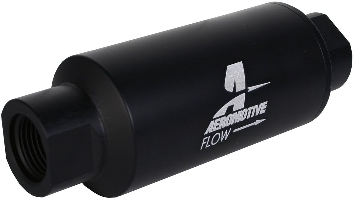 AEROMOTIVE Black 10 Micron Microglass Element With -10 ORB In-Line Fuel Filter ARO12346 Autofit