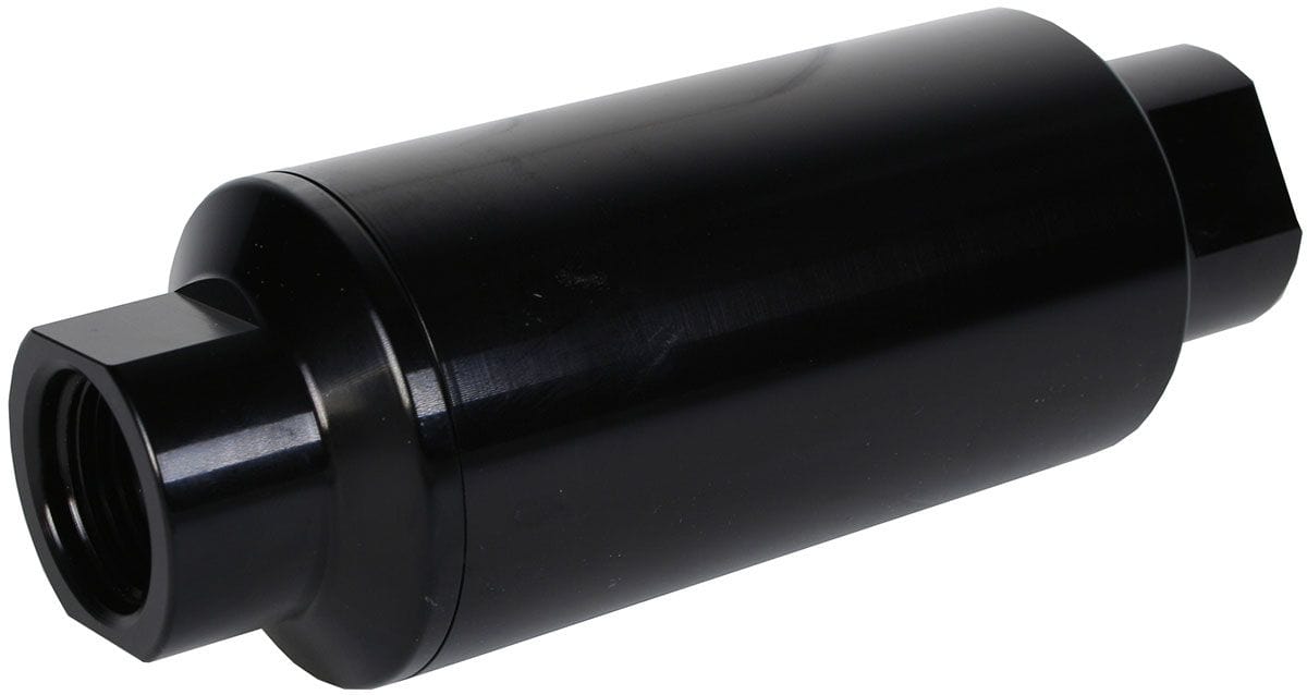 AEROMOTIVE Black 10 Micron Microglass Element With -10AN Female Ends In-Line Fuel Filter ARO12350 Autofit