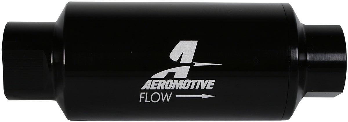 AEROMOTIVE Black 10 Micron Microglass Element With -10AN Female Ends In-Line Fuel Filter ARO12350 Autofit