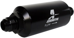 AEROMOTIVE Black 10 Micron Microglass Element With -10AN Male Ends In-Line Fuel Filter ARO12385 Autofit