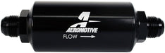 AEROMOTIVE Black 10 Micron Microglass Element With -10AN Male Ends In-Line Fuel Filter ARO12385 Autofit
