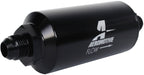 AEROMOTIVE Black 10 Micron Microglass Element With -8AN Male Ends In-Line Fuel Filter ARO12375 Autofit