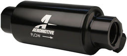 AEROMOTIVE Black 100 Micron S/S Element -10 ORB With -6 ORB Secondary Port In-Line Fuel Filter ARO12333 Autofit