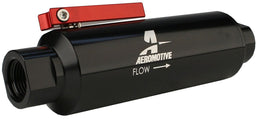 AEROMOTIVE Black 100 Micron S/S Element With -10 ORB & Tap In-Line Fuel Filter ARO12331 Autofit