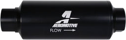 AEROMOTIVE Black 40 Micron S/S Element With -12 ORB In-Line Fuel Filter ARO12343 Autofit