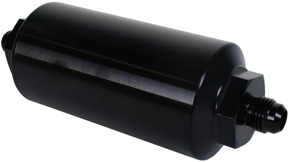 AEROMOTIVE Black 40 Micron S/S Element With -6AN Male Ends In-Line Fuel Filter ARO12348 Autofit