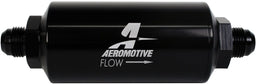 AEROMOTIVE Black 40 Micron S/S Element With -8AN Male Ends In-Line Fuel Filter ARO12378 Autofit