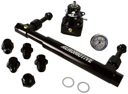 AEROMOTIVE Suits 4150/4500 Holley Style Float Bowls Dual Action Adjustable Fuel Log with Bypass Regulator ARO17248 Autofit