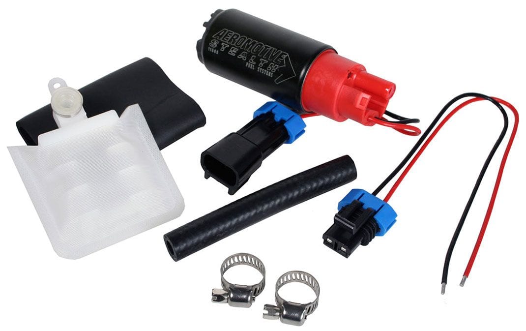 AEROMOTIVE With Offset Inlet, Inline Outlet - E85 Compatible 325 Stealth In-Tank Fuel Pump ARO11565 Autofit