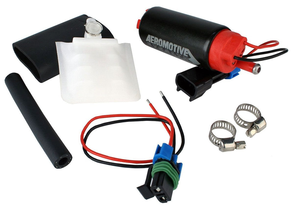 AEROMOTIVE With Offset Inlet, Inline Outlet - E85 Compatible 340 Stealth In-Tank Fuel Pump ARO11542 Autofit