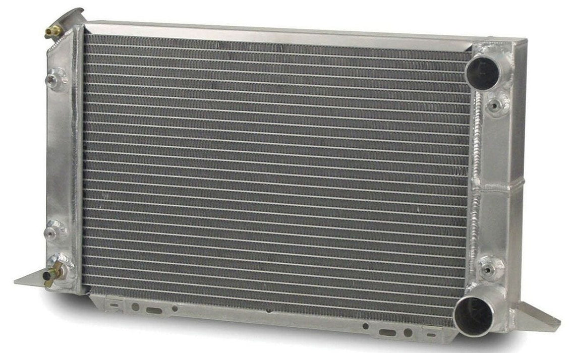 AFCO Double Pass, Overall Height 13.25" x 21.5" Tank Width, RH Inlet, RH o Scirocco-Style Drag Racing Radiator AFC80104N Autofit