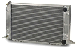 AFCO Double Pass, Overall Height 13.25" x 21.5" Tank Width, RH Inlet, RH o Scirocco-Style Drag Racing Radiator AFC80104N Autofit