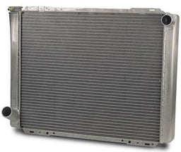 AFCO Ford Style Natural Satin Finish, 26" x 19", RH Inlet, LH outlet Universal Fit Cross Flow Aluminium Radiator AFC80103FN Autofit
