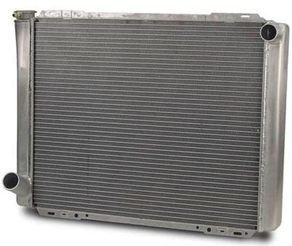 AFCO Ford Style Natural Satin Finish, 26" x 19", RH Inlet, LH outlet Universal Fit Cross Flow Aluminium Radiator AFC80103FN Autofit
