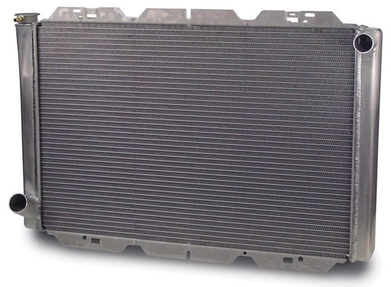 AFCO Ford Style Natural Satin Finish, 31" x 19", RH Inlet, LH outlet Universal Fit Cross Flow Aluminium Radiator AFC80102FN Autofit