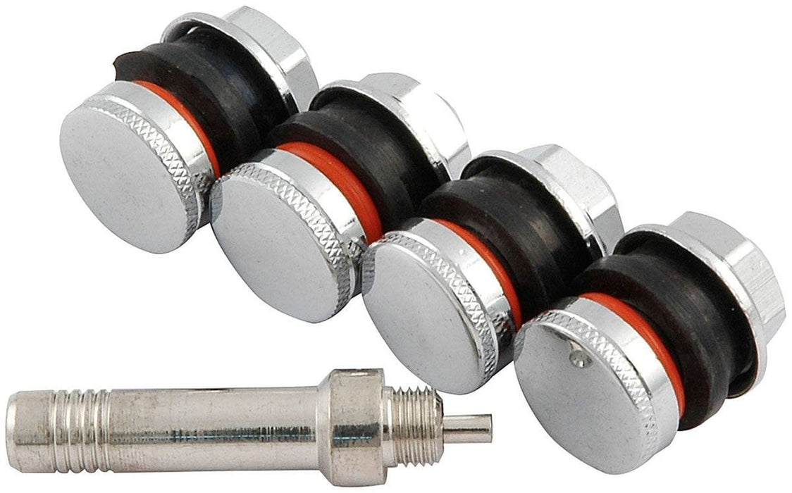 ALLSTAR 4-Pack Chrome Flush Mount Valve Stem RS-ALL44137 Autofit
