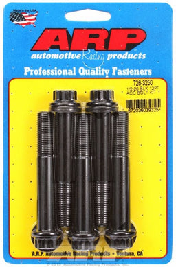 ARP 1/2" UNF x 3.250" UHL With 9/16" Socket Head 5-Pack Bolt Kit, 12-Point Head Black Oxide AR726-3250 Autofit