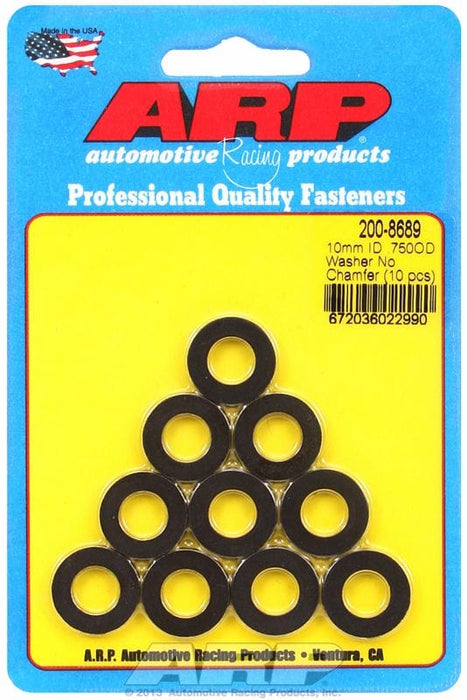 ARP 3/4" OD, .120" thick, 10 pack 10mm ID Washers with Chamfer AR200-8689 Autofit