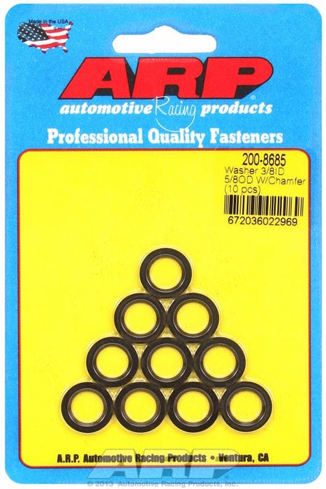 ARP 3/8" I.D, 5/8" O.D .062" Thick With Chamfer (10-Pack) Special Purpose Washer AR200-8685 Autofit