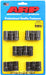ARP 3/8" Stud With .600" Body O.D, fits Aluminium Rockers (16 Pack) Perma Loc Posi Locks, 12-Point Black Oxide AR300-8244 Autofit