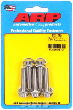 ARP 5/16" UNC x 1.250" UHL With 3/8" Socket Head 5-Pack Bolt Kit, 12-Point Head S/S AR612-1250 Autofit