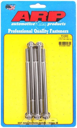 ARP 5/16" UNC x 5.000" UHL With 3/8" Socket Head 5-Pack Bolt Kit, 12-Point Head S/S AR612-5000 Autofit