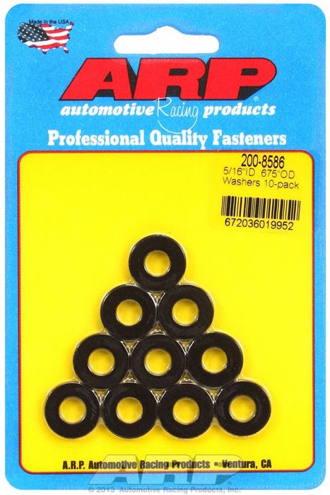 ARP .550" OD, .120" thick, 10 pack 5/16" ID Washers with No Chamfer AR200-8586 Autofit