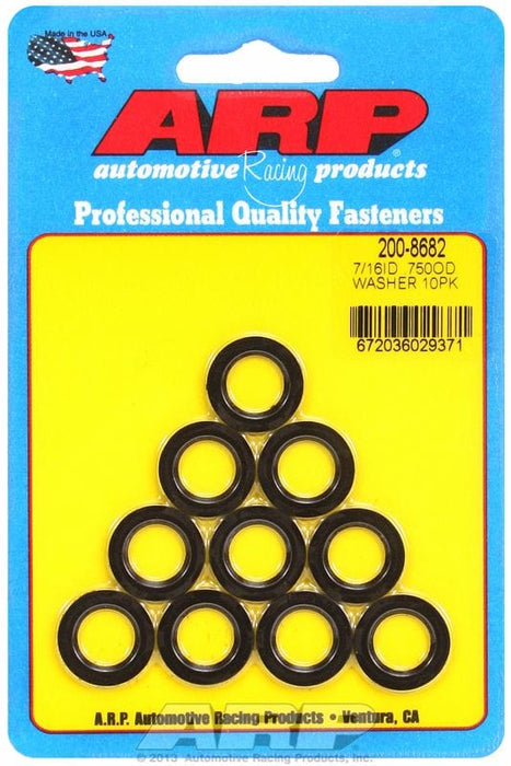 ARP 7/16" I.D, 3/4" O.D .073" Thick With Chamfer (10-Pack) Special Purpose Washer AR200-8682 Autofit