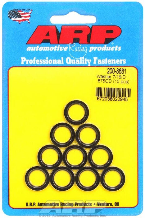 ARP 7/16" I.D, .675" O.D .062" Thick With Chamfer (10-Pack) Special Purpose Washer AR200-8681 Autofit
