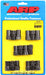 ARP 7/16" Stud With .550" Body O.D, fits Aluminium Rockers (16 Pack) Perma Loc Posi Locks, 12-Point Black Oxide AR300-8245 Autofit