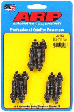 ARP fits Aluminium Valve Covers 1/4-20 Thread x 1.500" OAL (12-Pack) Valve Cover Stud Kit, 12-Point Nut Black Oxide AR200-7620 Autofit