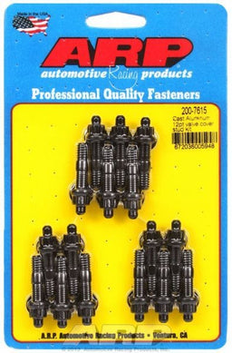 ARP fits Aluminium Valve Covers 1/4-20 Thread x 1.500" OAL (16-Pack) Valve Cover Stud Kit, 12-Point Nut Black Oxide AR200-7615 Autofit