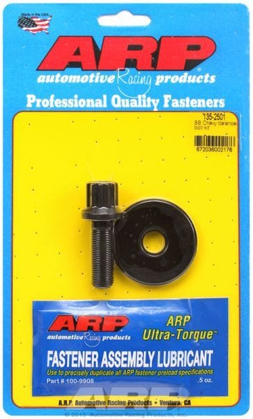 ARP fits BB Chev 1/2-20 Thread x 1.550" UHL, 5/8" Socket Harmonic Balancer Bolt, 12-Point Black Oxide AR135-2501 Autofit