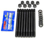 ARP fits BB Chev, 8-Pieces (1.000" Coarse Thread With Nuts & Washers) Long Exhaust Stud Kit, Hex Nut AR235-4106 Autofit