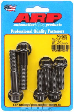 ARP fits BB Chrysler 383-440, Black Oxide, 12-Point Head Bellhousing To Engine Block Bolt Kit AR145-0902 Autofit