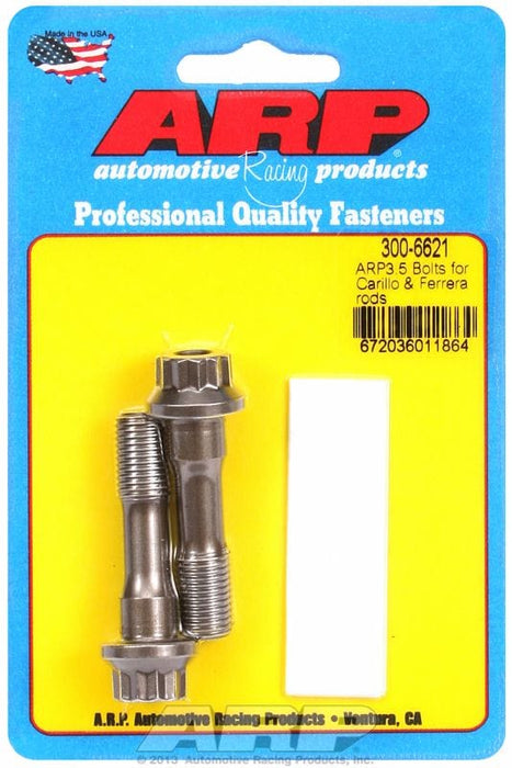 ARP fits Carillo & Ferrea Rods (2-Piece) ARP3.5 Material, 7/16" Thread x Conrod Bolt Set AR300-6621 Autofit