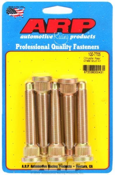 ARP fits Chrysler Rear, 1/2" Thread (5-Pack) Competition Wheel Studs AR100-7705 Autofit