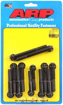 ARP fits Ford 302-351 Cleveland, 351M, 400B Intake Manifold Bolt Kit, 12-Point Head Black Oxide AR154-2104 Autofit