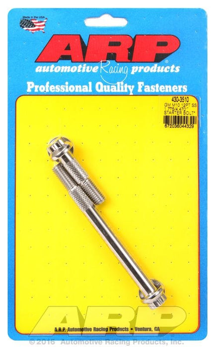 ARP fits GM LS Series, M10 With 1.775" & 4.470" UHL Bolts Starter Motor Bolt Kit, 12-Point Head S/S AR430-3510 Autofit