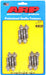 ARP fits GM LS Series M8 X 1.750" OAL (12 Pack) 3/8" Wide Header Flange Exhaust Header Stud Kit, 12-Point Nut S/S AR434-1301 Autofit
