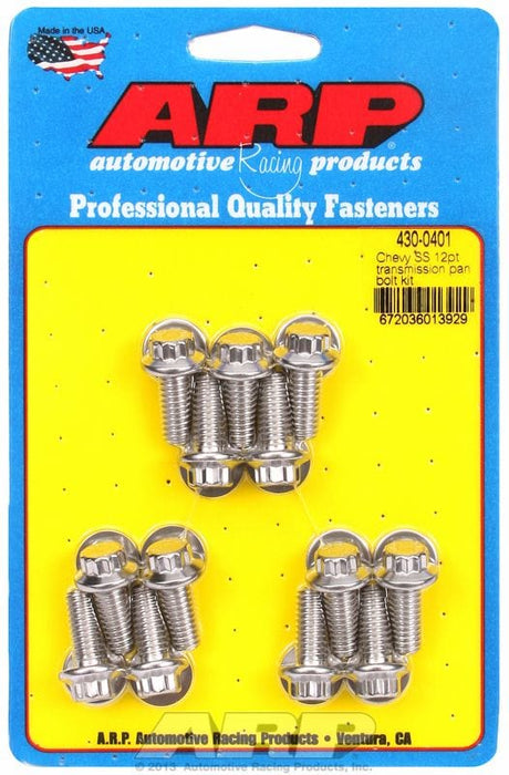 ARP fits GM TH350 & TH400 Transmission Bolt Kit, 12-Point S/S AR430-0401 Autofit